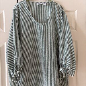 Seersucker Tunic XL NWOT